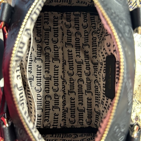 NEW WITH TAGS Juicy Couture Charms Speedy Crossbody Handbag, black - Picture 5 of 6